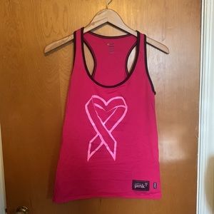 Vintage Zumba Party in Pink Racer Back Tank Top. Size: XXL runs small more L-XL